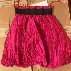Jovani Bubble Skirt Fuschia